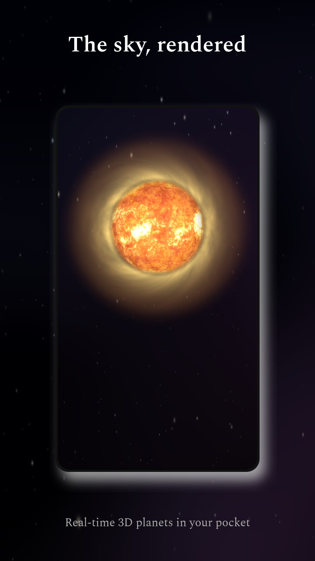 Inner Orbits — the Sun rendered live