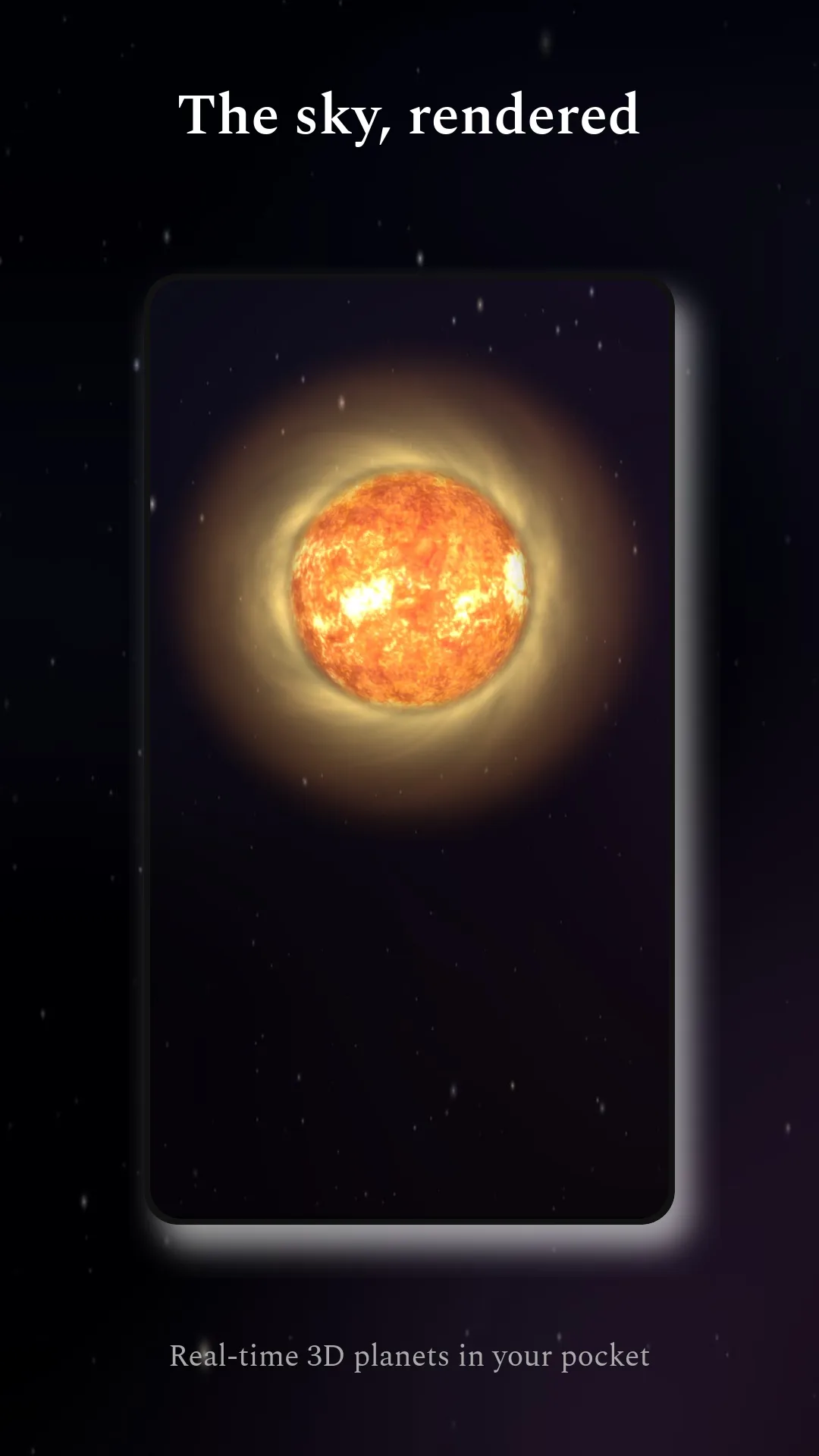 Inner Orbits — the Sun rendered live